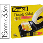 SCOTCH CINTA ADHESIVA DOBLE CARA 19mm x 33m 665/1933 SCOTCH CINTA ADHESIVA DOBLE CARA 19mm x 33m 665/1933